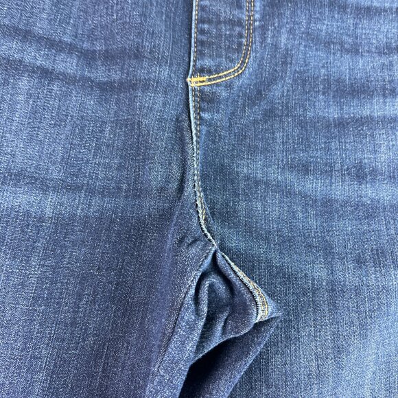 Judy Blue Jeans Women's Plus 38x26* Skinny Pull On High Rise Blue Denim Tag 20W - Picture 2 of 16